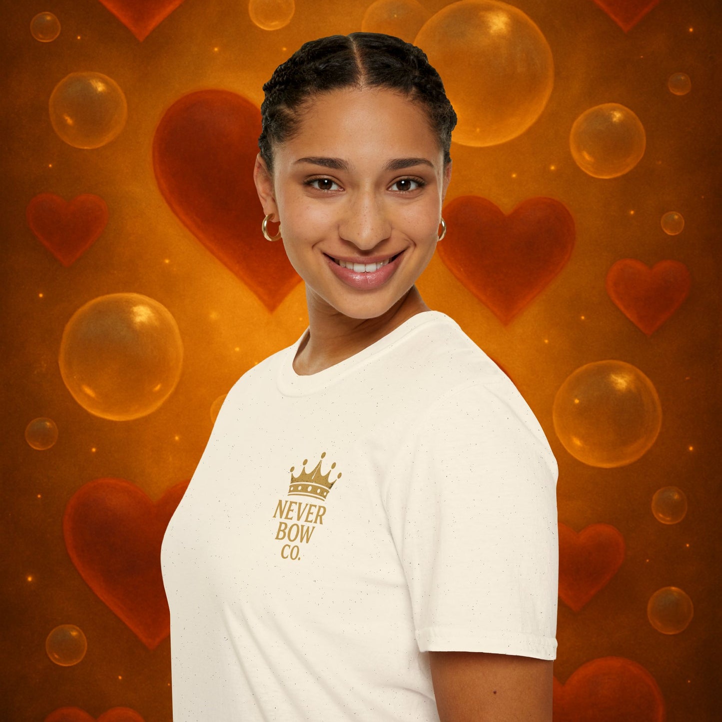 Never Bow Co “Divine Still Lives” | Bold Truth Streetwear. A fearless declaration: “Divine still lives in those who don’t submit.” Heavy cotton, lion-strength style. Built for warriors who resist control and wear their defiance as truth on the streets.