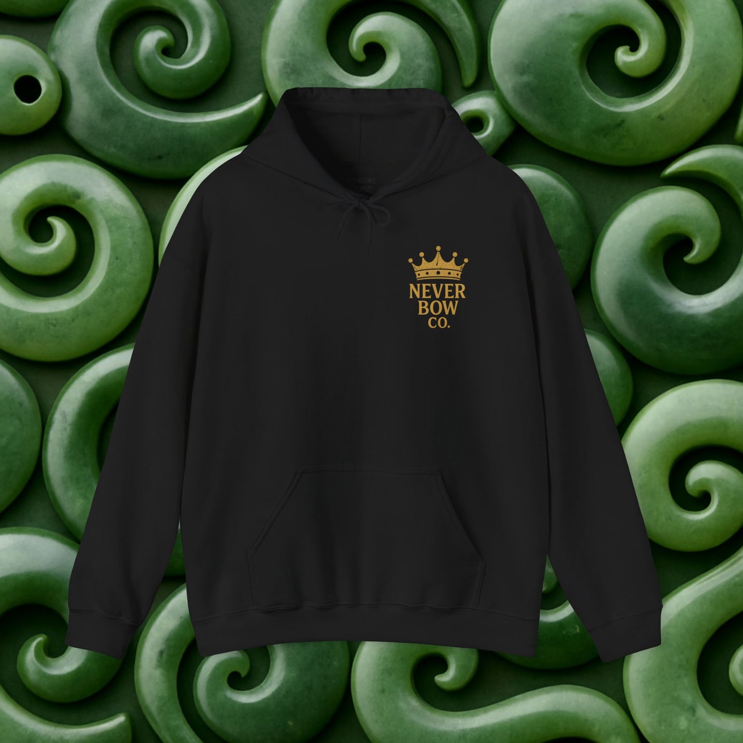 Never Bow Co. “Murderers Beach” | A tribute to Murderers Beach, where spirit outlives time. Heavy hoodie crafted for rebels, adventurers, and truth seekers. Cozy strength, bold art, and ocean legend woven into every stitch. Never Bow.