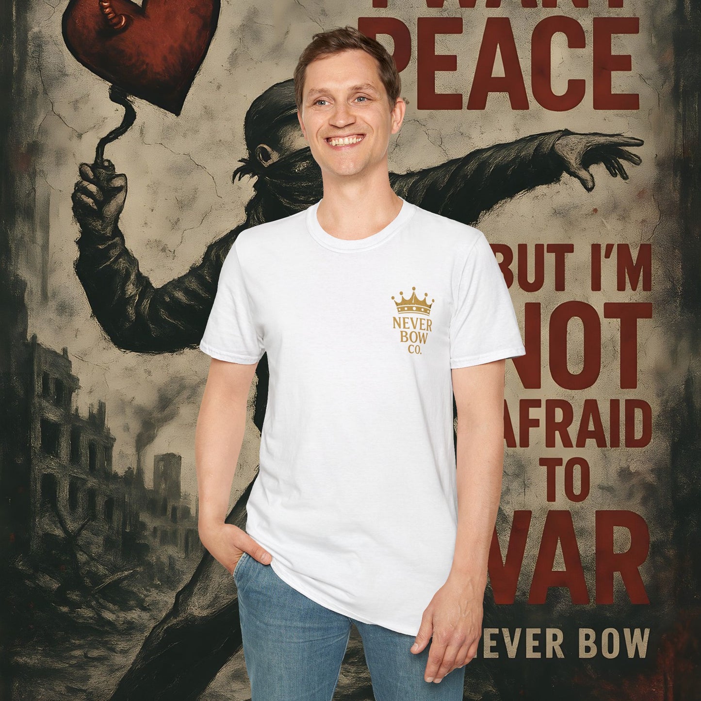 Never Bow Co. “Born to Rise” Rebellion Lion Tee | Rise above fear. The Rebellion Lion tee roars strength and defiance — crafted from lightweight cotton, built for rebels who lead, fight, and inspire. Streetwear for souls who refuse to bow.