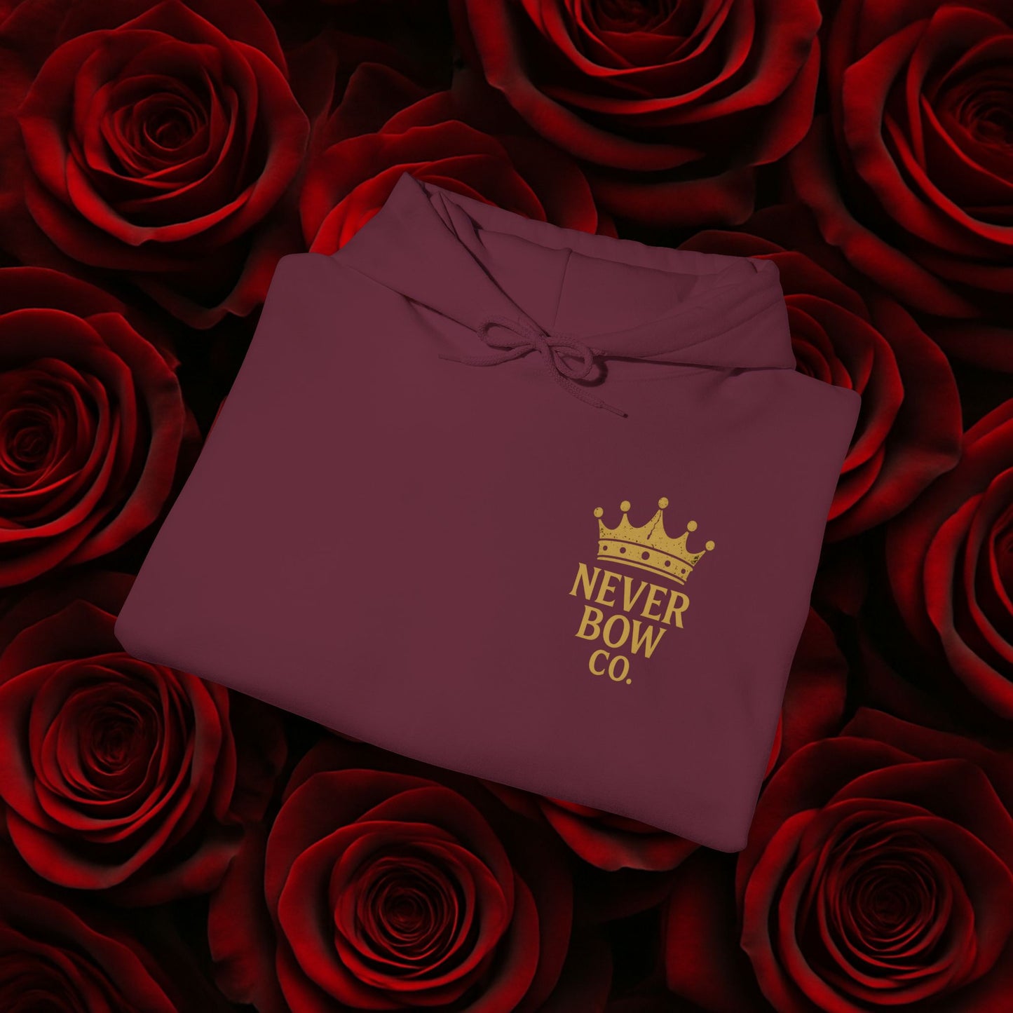 Never Bow Co. “Love Is My Religion” Lion Hoodie | A pullover for fearless souls. The crowned lion blazes with defiance: Love Is My Religion. Heavyweight comfort, cosmic strength, and unshakable streetwear for rebels who refuse to bow.