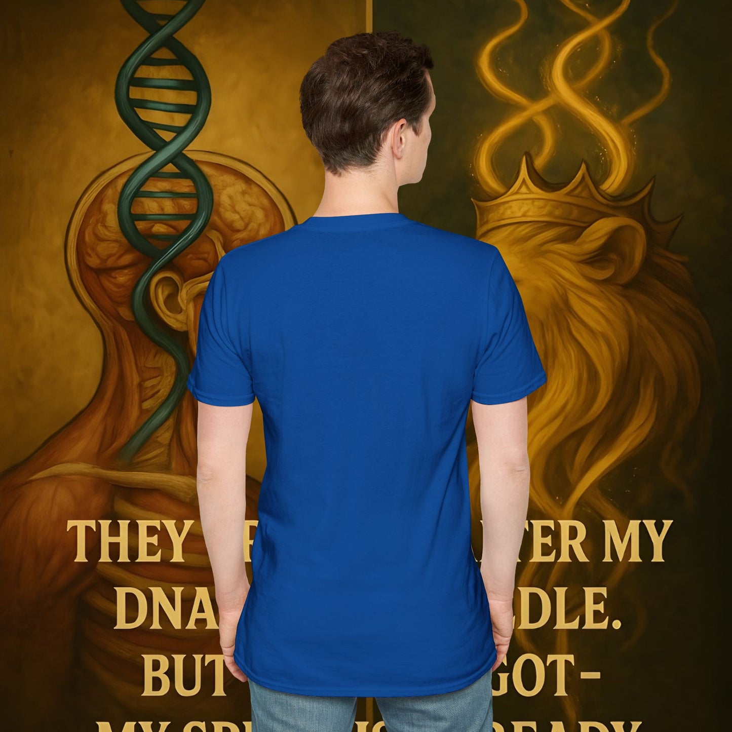 Never Bow SoulJah Tee | Sacred Lion Edition | Built as streetwear armor, the SoulJah Tee carries the sacred lion crest — symbol of defiance, loyalty, and truth. For rebels, warriors, and seekers who refuse submission. Wear strength. Never Bow.