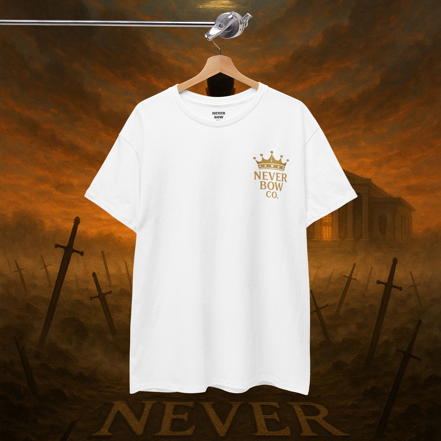 (Heavy Tee) This Ain’t Magic Tee | Chaos is loud. Court is calm. “This Ain’t Magic” lays it bare: truth stands taller than illusions. Heavy cotton built for warriors who carry fire inside but never bow.