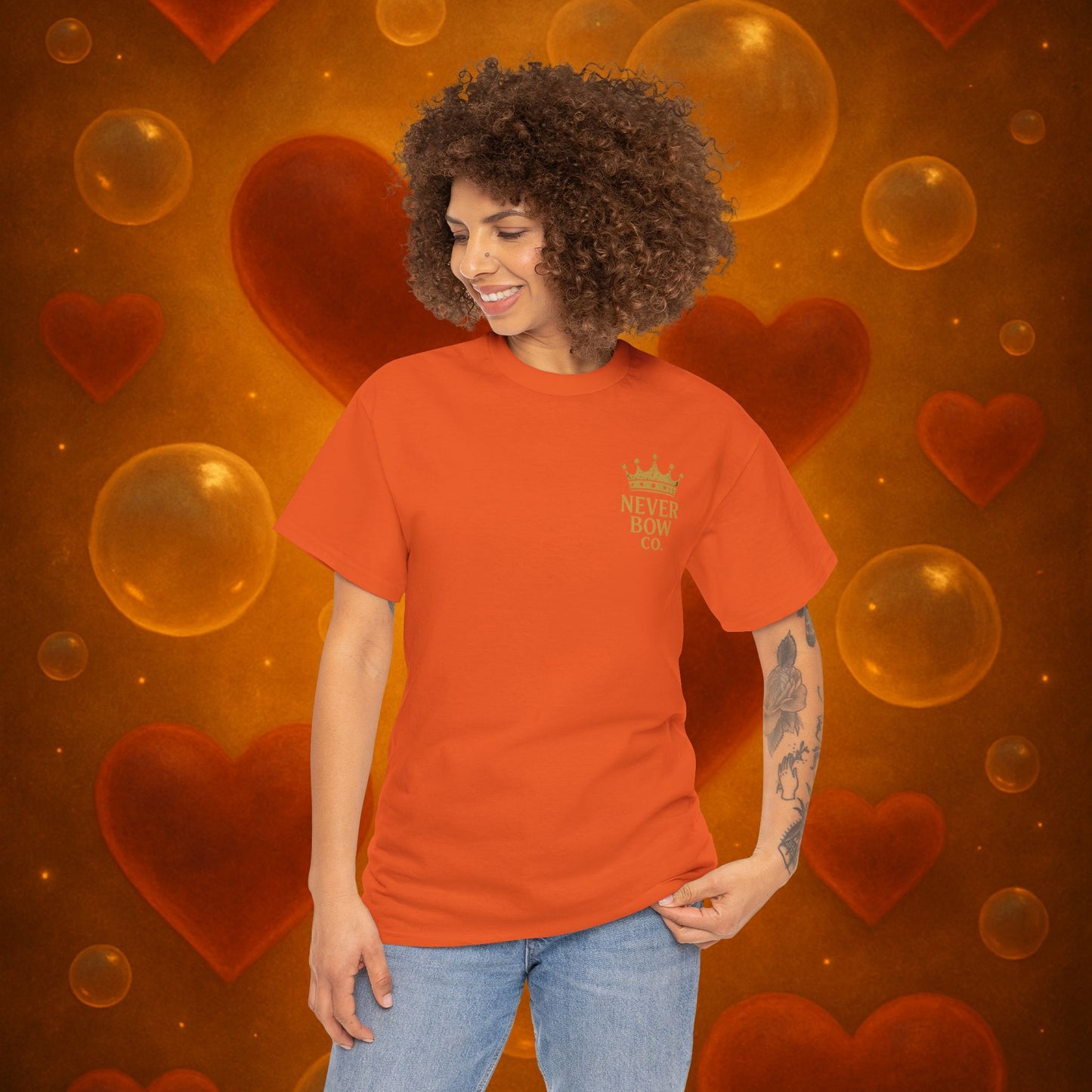 (Heavy Tee) Winners Never Quit Tee | Built for warriors who refuse to fold. “Winners Never Quit. When they fall, they just learn to harden up.” Perfect for strength, grit, and statement style.