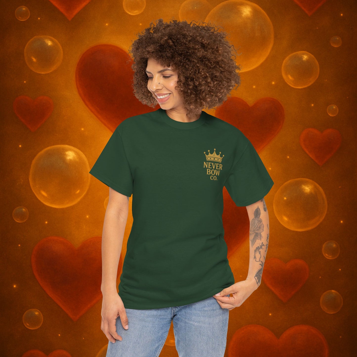 (Heavy Tee) This Ain’t Magic Tee | Chaos is loud. Court is calm. “This Ain’t Magic” lays it bare: truth stands taller than illusions. Heavy cotton built for warriors who carry fire inside but never bow.