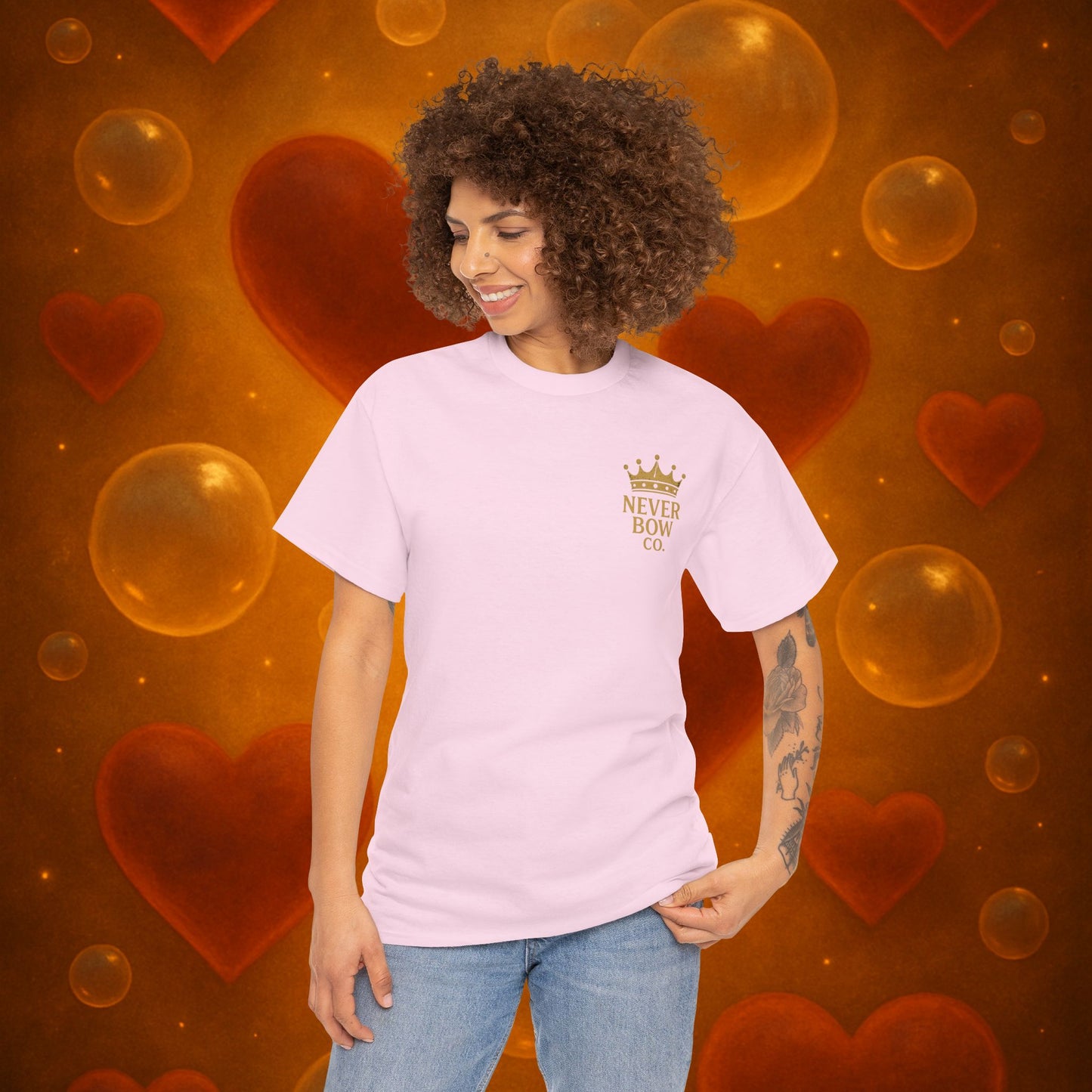 (Heavy Tee) This Ain’t Magic Tee | Chaos is loud. Court is calm. “This Ain’t Magic” lays it bare: truth stands taller than illusions. Heavy cotton built for warriors who carry fire inside but never bow.