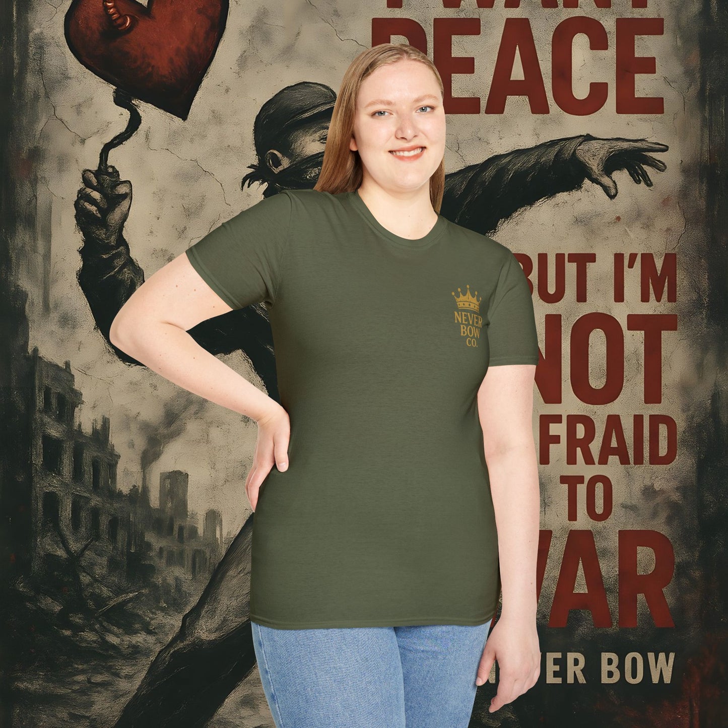 Never Bow Co. “Born to Rise” Rebellion Lion Tee | Rise above fear. The Rebellion Lion tee roars strength and defiance — crafted from lightweight cotton, built for rebels who lead, fight, and inspire. Streetwear for souls who refuse to bow.