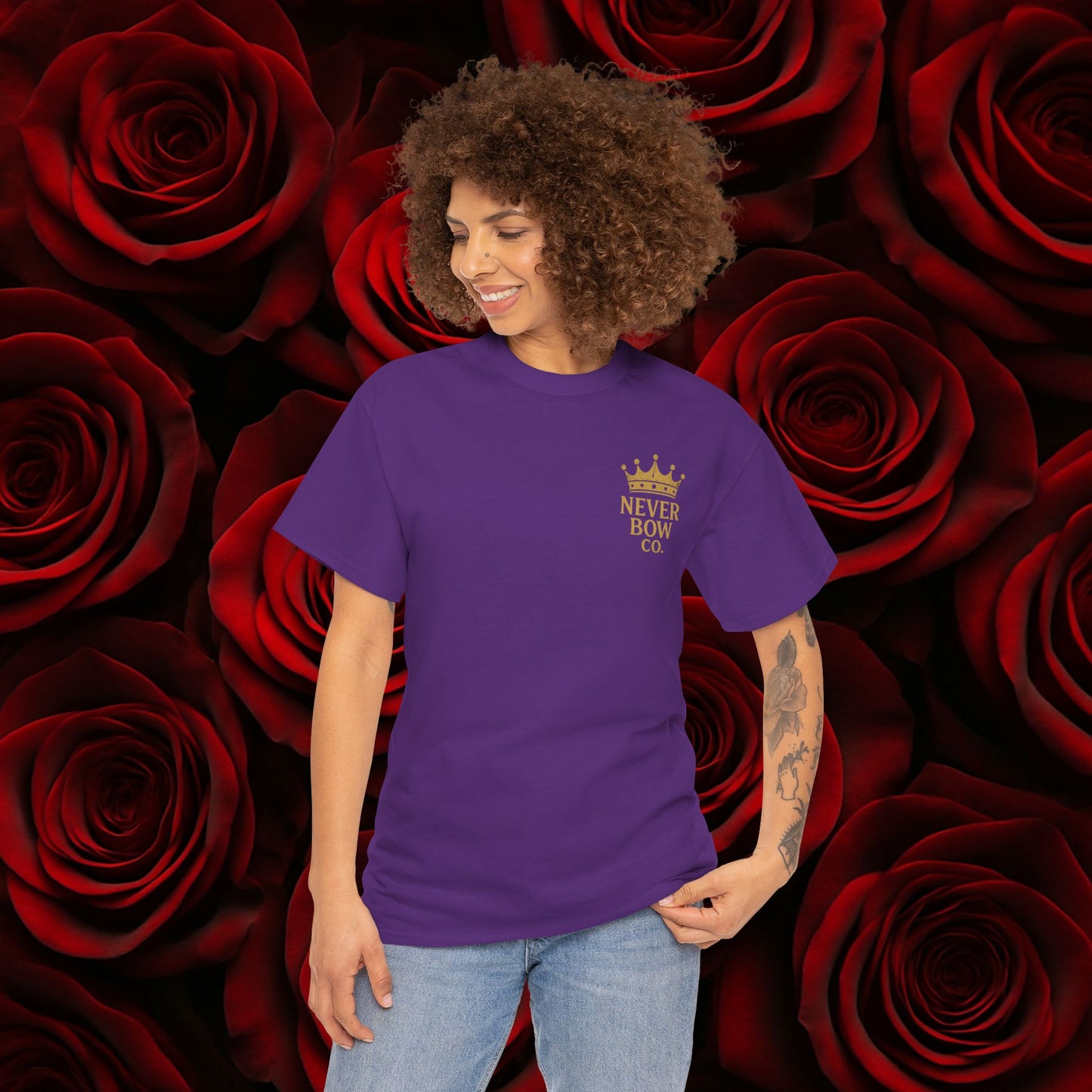 (Heavy Tee) Never Bow Co “Justice for the Truth” Protest Tee | Truth can’t be silenced. This protest tee carries raw defiance on its back — a streetwear statement for warriors demanding justice, truth, and accountability. Wear it. Shout louder.