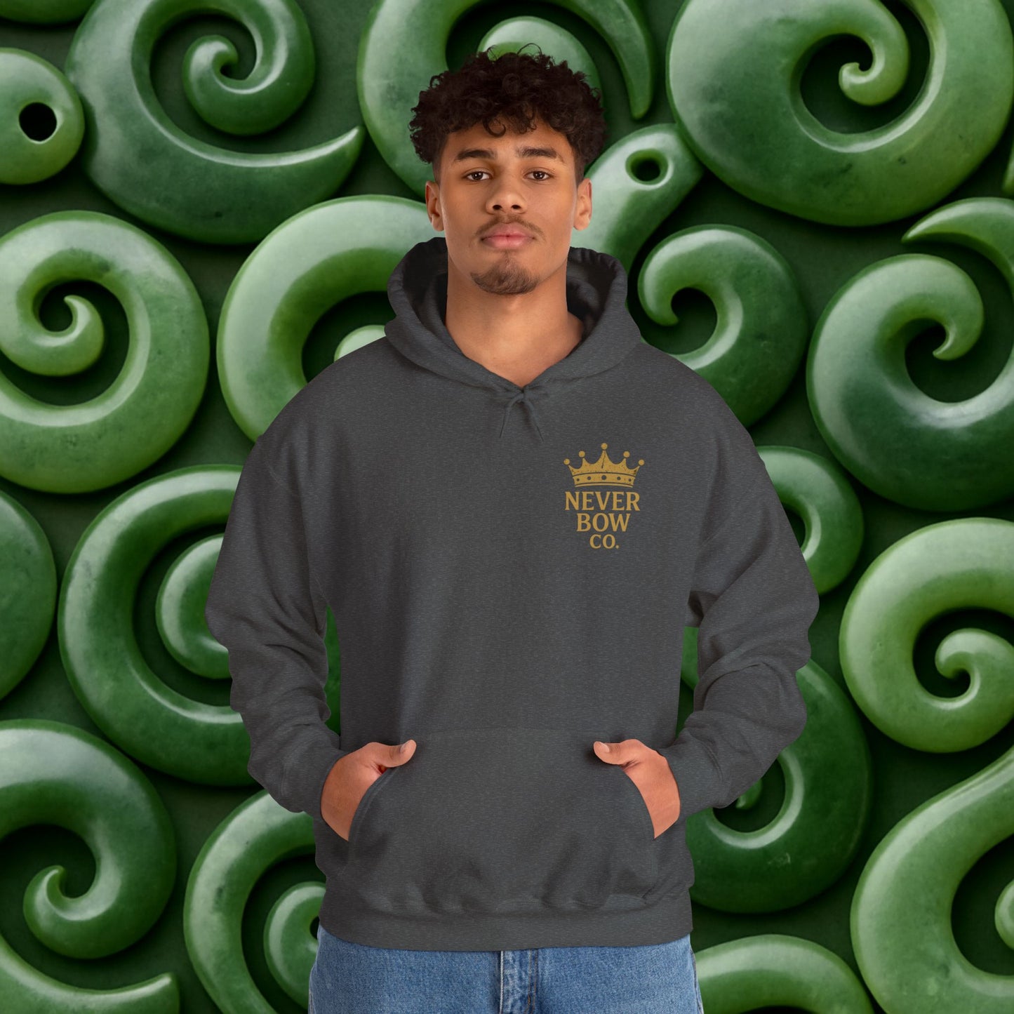 Never Bow Co. “Murderers Beach” | A tribute to Murderers Beach, where spirit outlives time. Heavy hoodie crafted for rebels, adventurers, and truth seekers. Cozy strength, bold art, and ocean legend woven into every stitch. Never Bow.