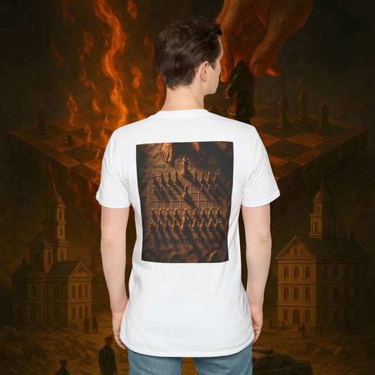 Never Bow Co Chess Series Tee – “The Game Is Over” | Declares victory on life’s battlefield. Featuring the Never Bow chess design, it symbolizes strategy, defiance, and final moves. For warriors who know the system’s game is finished.