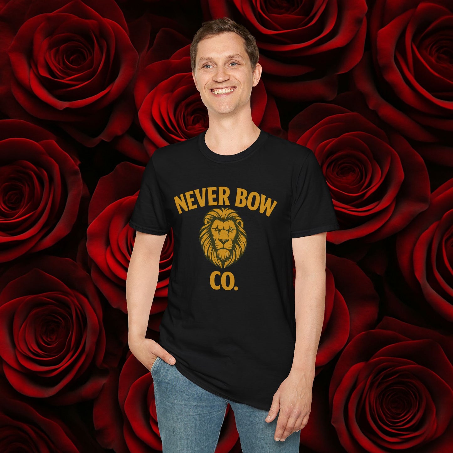 Never Bow Co. “SoulJahs Wanted” Tee | SoulJahs, Divine Souls — this is your calling. Armour for rebels who refuse chains. Vintage war-poster design, lion crest strength, built to outlast empires. Join the ranks. Never Bow.