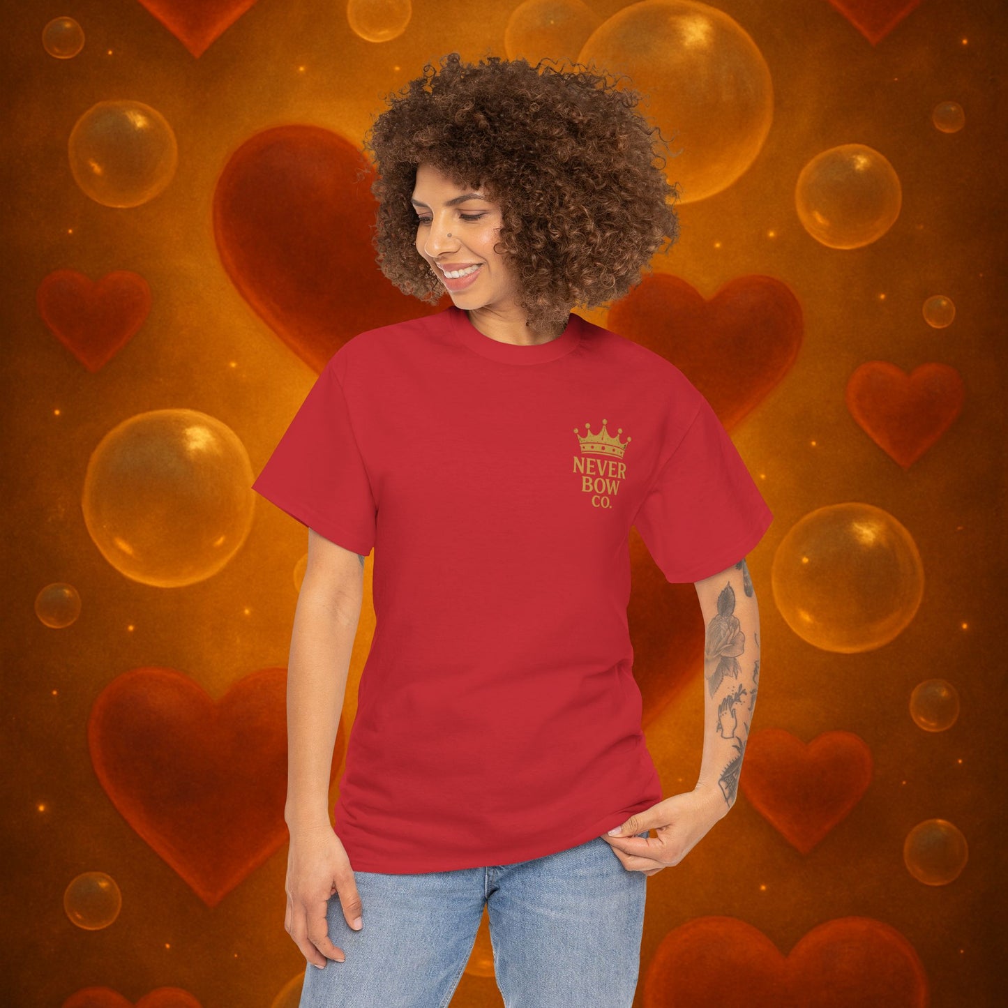 (Heavy Tee) Winners Never Quit Tee | Built for warriors who refuse to fold. “Winners Never Quit. When they fall, they just learn to harden up.” Perfect for strength, grit, and statement style.