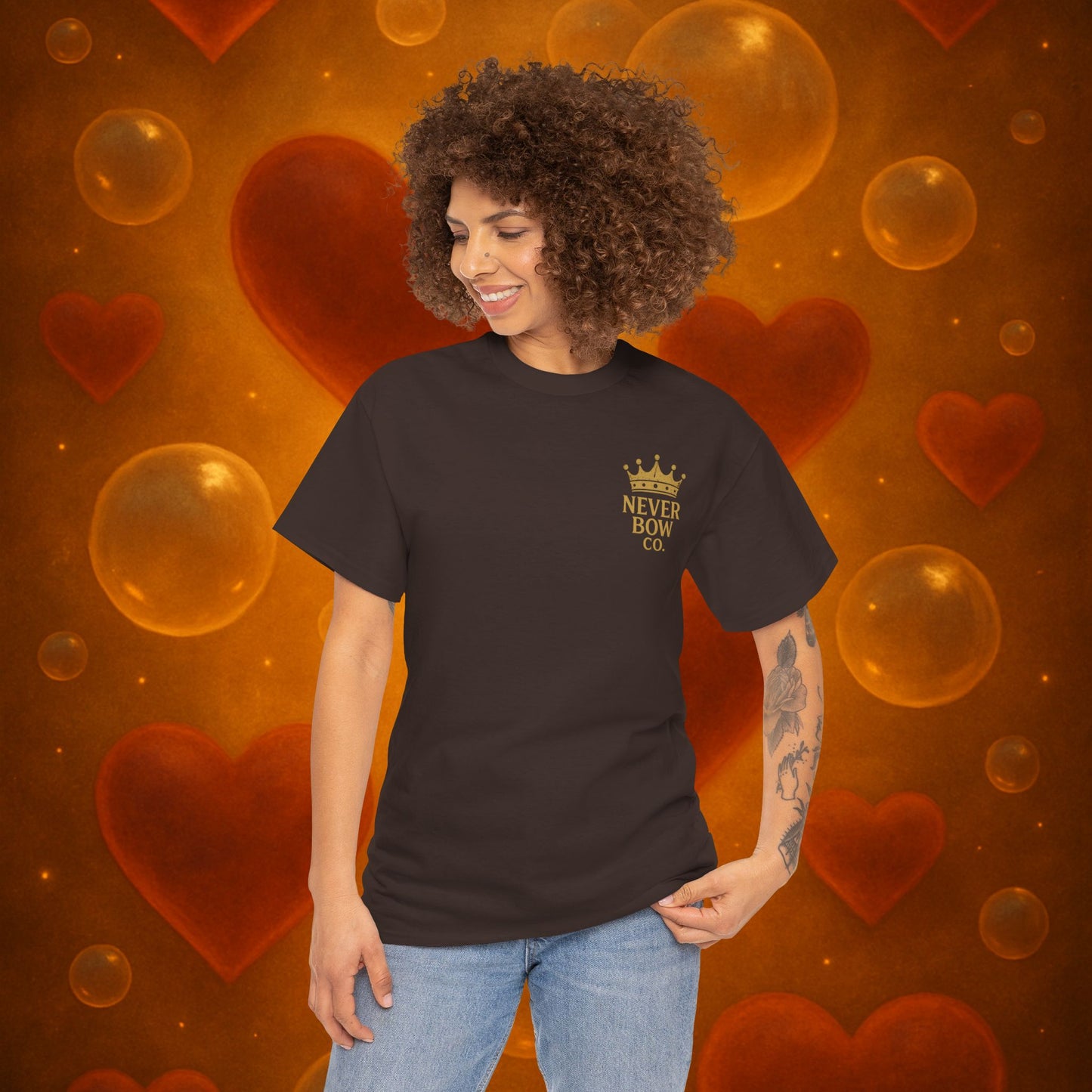 (Heavy Tee) This Ain’t Magic Tee | Chaos is loud. Court is calm. “This Ain’t Magic” lays it bare: truth stands taller than illusions. Heavy cotton built for warriors who carry fire inside but never bow.