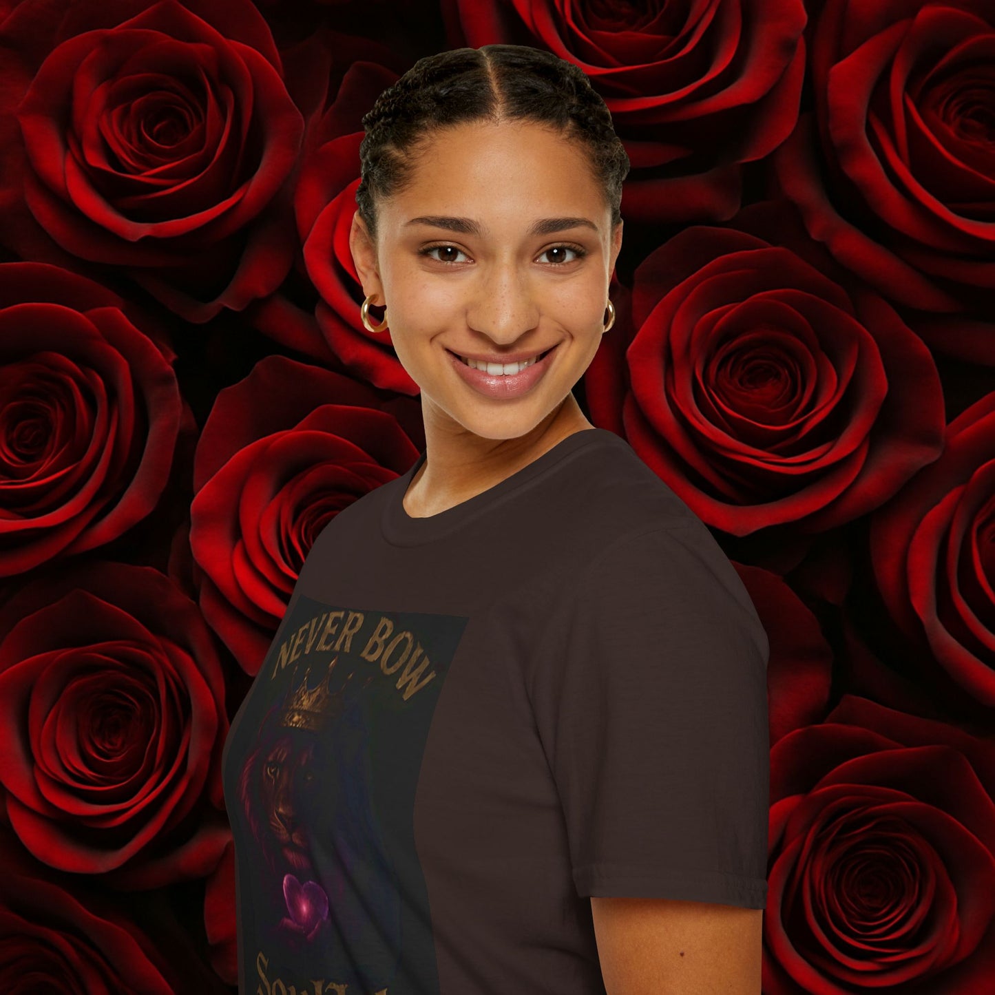 Never Bow SoulJah Tee | Sacred Lion Edition | Built as streetwear armor, the SoulJah Tee carries the sacred lion crest — symbol of defiance, loyalty, and truth. For rebels, warriors, and seekers who refuse submission. Wear strength. Never Bow.