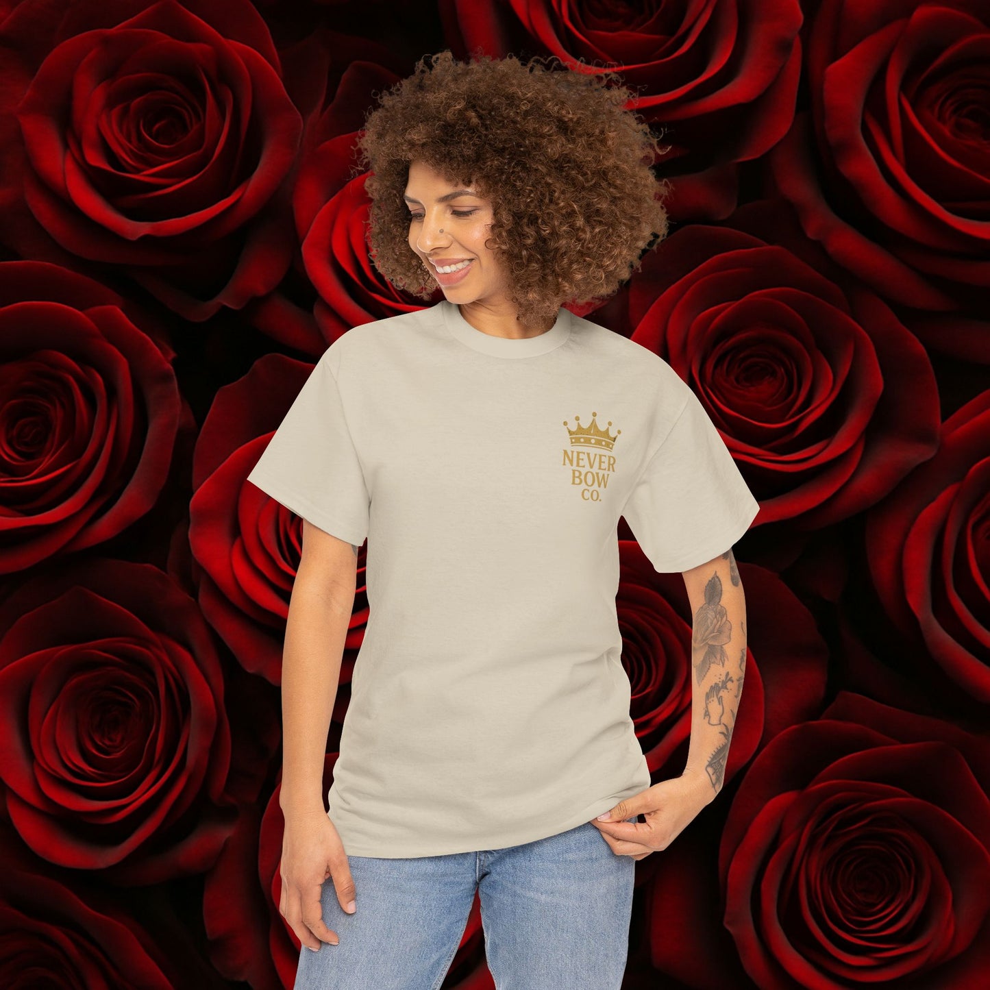 (Heavy Tee) Never Bow Co “Justice for the Truth” Protest Tee | Truth can’t be silenced. This protest tee carries raw defiance on its back — a streetwear statement for warriors demanding justice, truth, and accountability. Wear it. Shout louder.