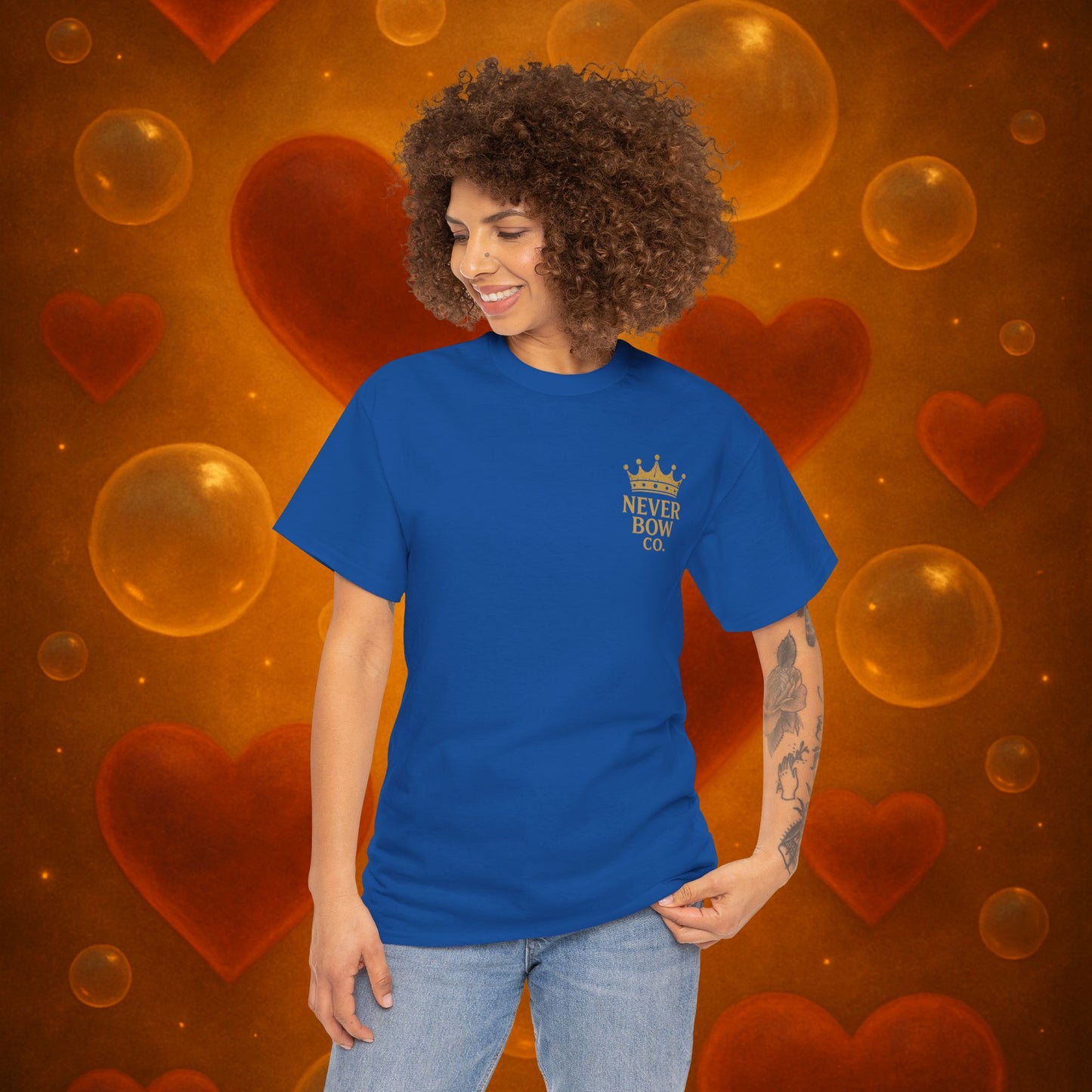 (Heavy Tee) This Ain’t Magic Tee | Chaos is loud. Court is calm. “This Ain’t Magic” lays it bare: truth stands taller than illusions. Heavy cotton built for warriors who carry fire inside but never bow.