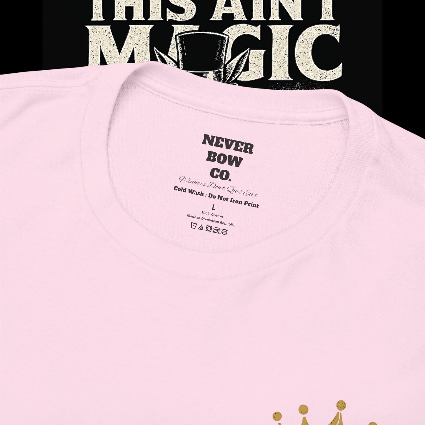 (Heavy Tee) Winners Never Quit Tee | Built for warriors who refuse to fold. “Winners Never Quit. When they fall, they just learn to harden up.” Perfect for strength, grit, and statement style.