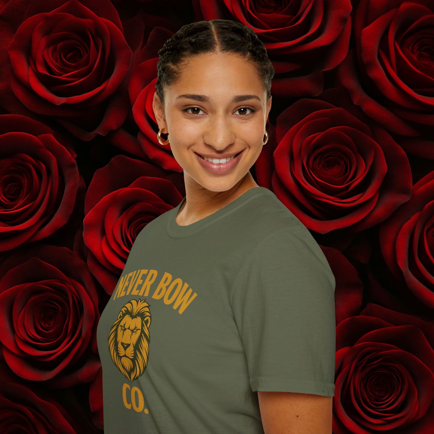 Never Bow Co. “SoulJahs Wanted” Tee | SoulJahs, Divine Souls — this is your calling. Armour for rebels who refuse chains. Vintage war-poster design, lion crest strength, built to outlast empires. Join the ranks. Never Bow.