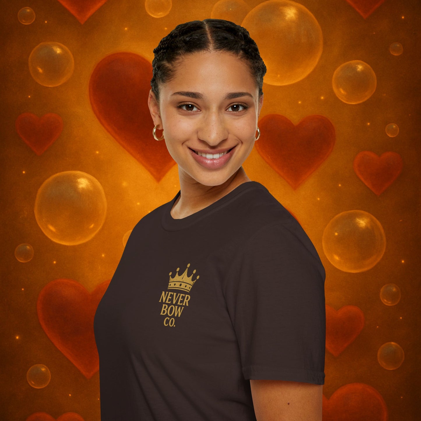 Never Bow Co “Divine Still Lives” | Bold Truth Streetwear. A fearless declaration: “Divine still lives in those who don’t submit.” Heavy cotton, lion-strength style. Built for warriors who resist control and wear their defiance as truth on the streets.