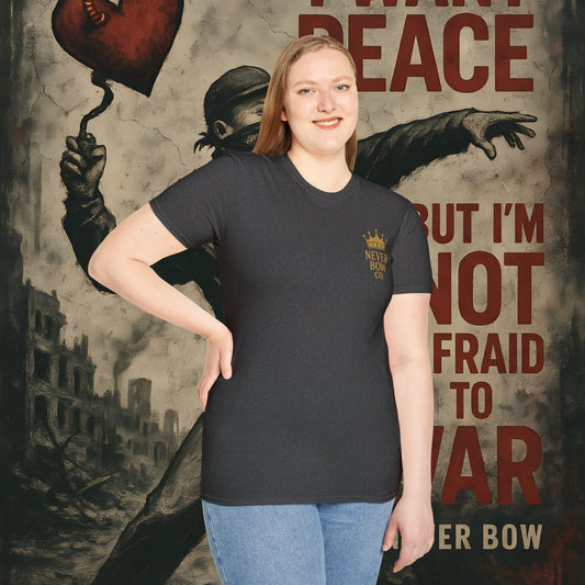 Never Bow Co. “Born to Rise” Rebellion Lion Tee | Rise above fear. The Rebellion Lion tee roars strength and defiance — crafted from lightweight cotton, built for rebels who lead, fight, and inspire. Streetwear for souls who refuse to bow.