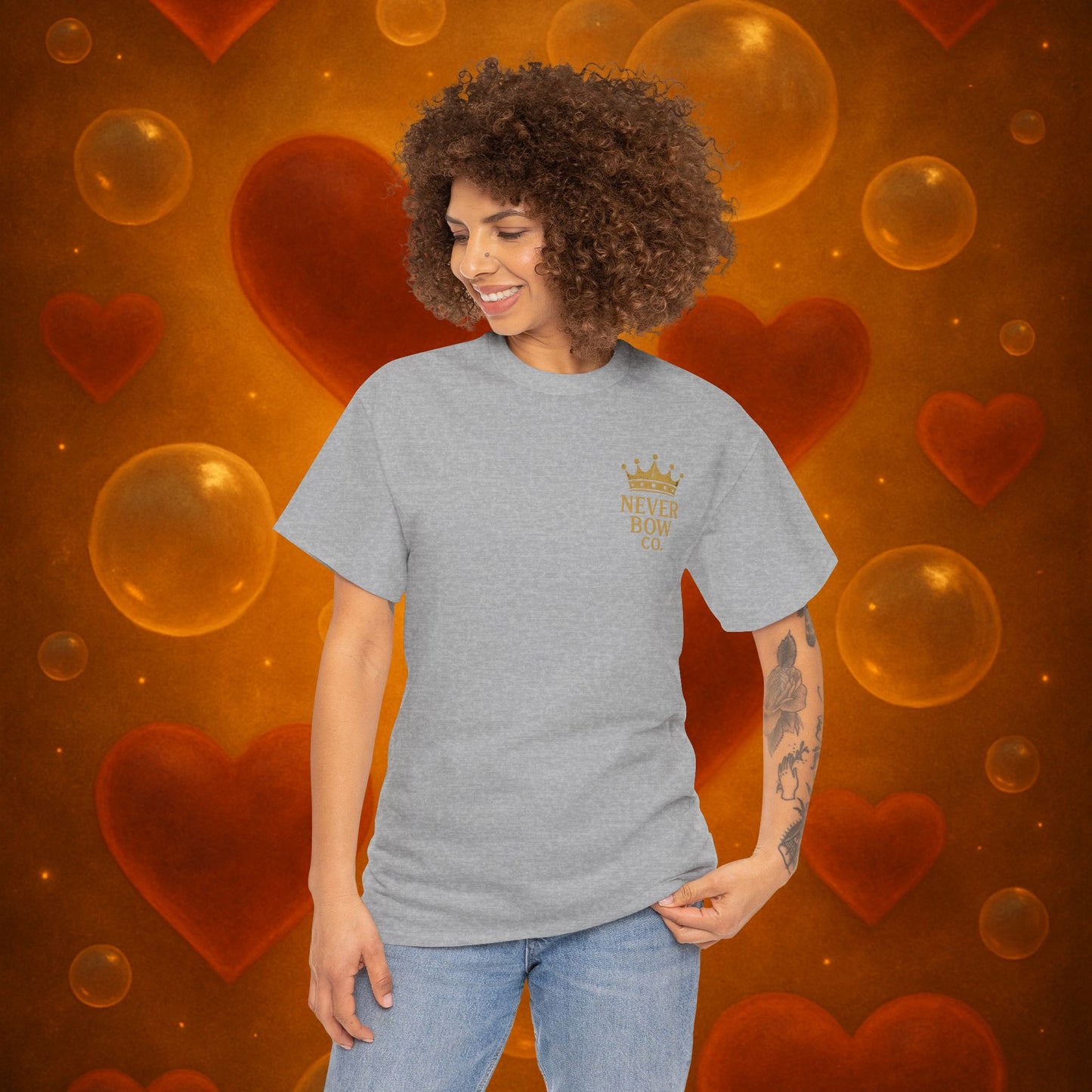 (Heavy Tee) Winners Never Quit Tee | Built for warriors who refuse to fold. “Winners Never Quit. When they fall, they just learn to harden up.” Perfect for strength, grit, and statement style.